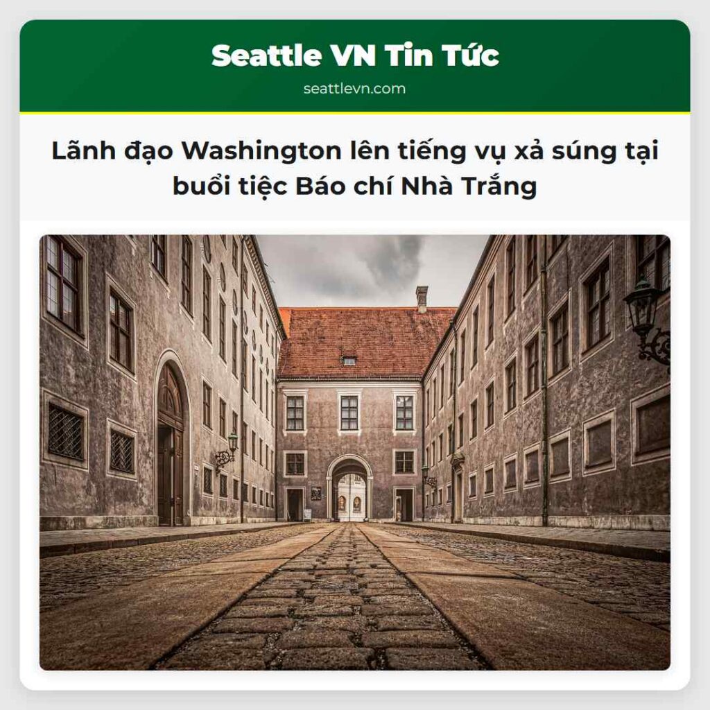 Lãnh đạo Washington lên tiếng vụ xả súng tại buổi