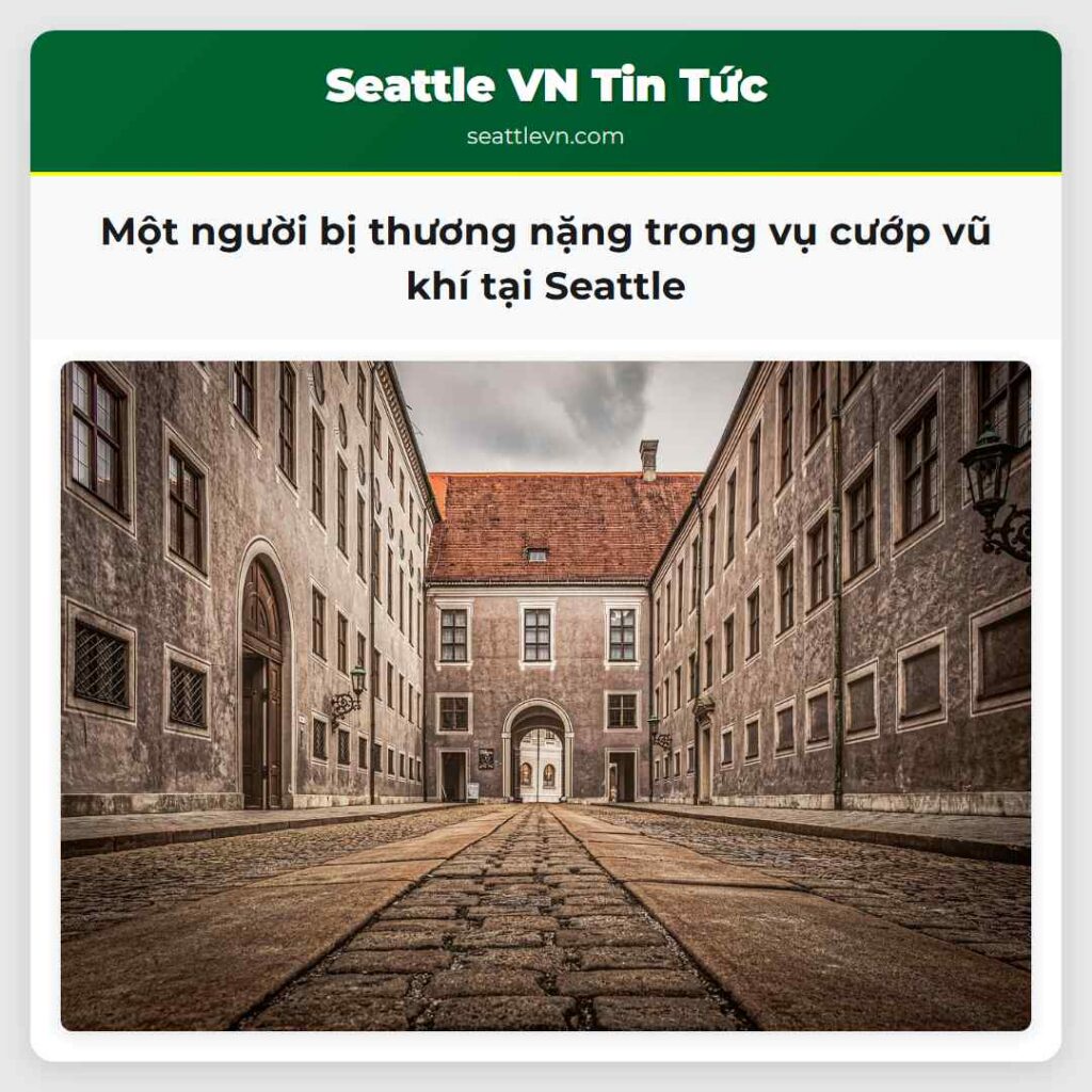 Một người bị thương nặng trong vụ cướp vũ khí tại