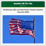 Shaboozey diễn tại Paramount Theatre Seattle mùa thu 2026