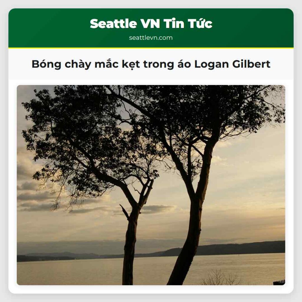 Bóng chày mắc kẹt trong áo Logan Gilbert