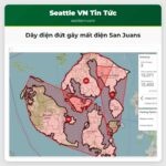 Dây điện đứt gây mất điện San Juans