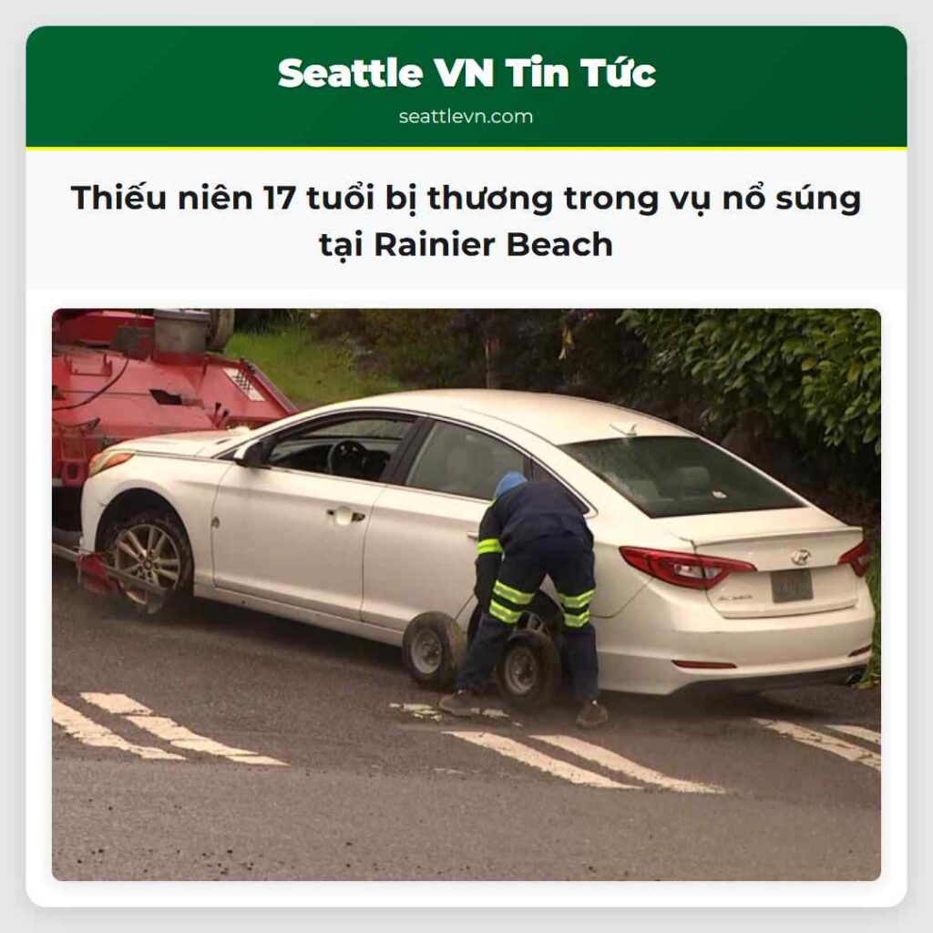 Thiếu niên 17 tuổi bị thương trong vụ nổ súng tại