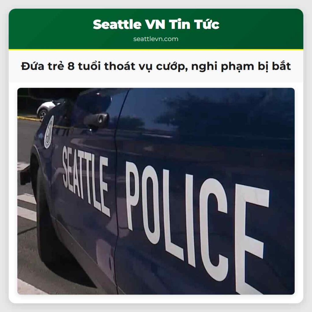 Đứa trẻ 8 tuổi thoát vụ cướp, nghi phạm bị bắt