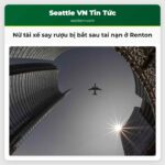 Nữ tài xế bị bắt vì say rượu sau tai nạn thảm khốc ở Renton