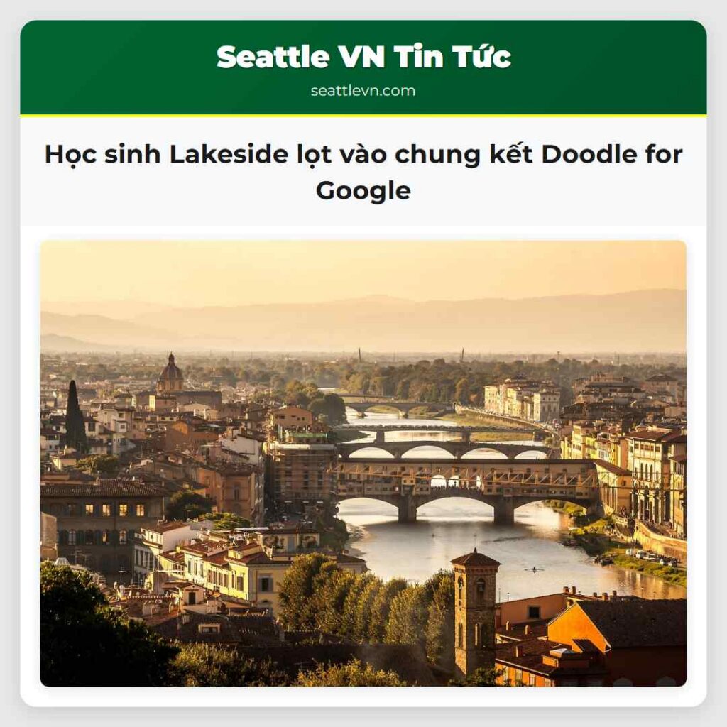 Học sinh Lakeside lọt vào chung kết Doodle for