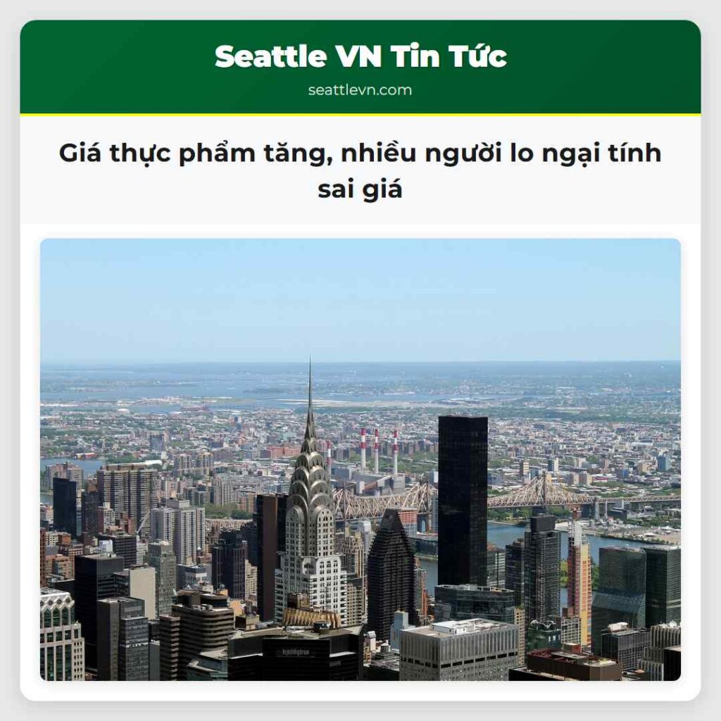 Giá thực phẩm tăng, nhiều người lo ngại tính sai