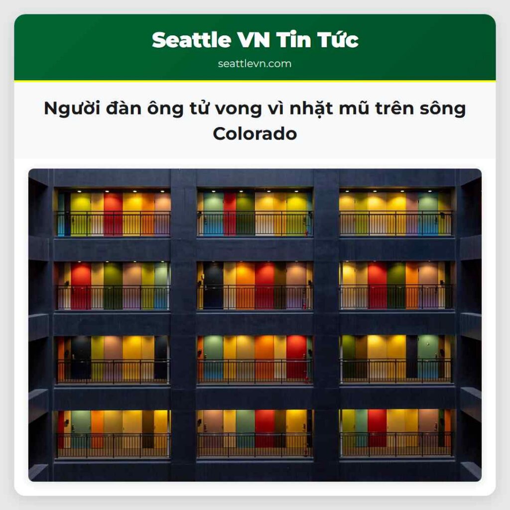 Người đàn ông tử vong vì nhặt mũ trên sông