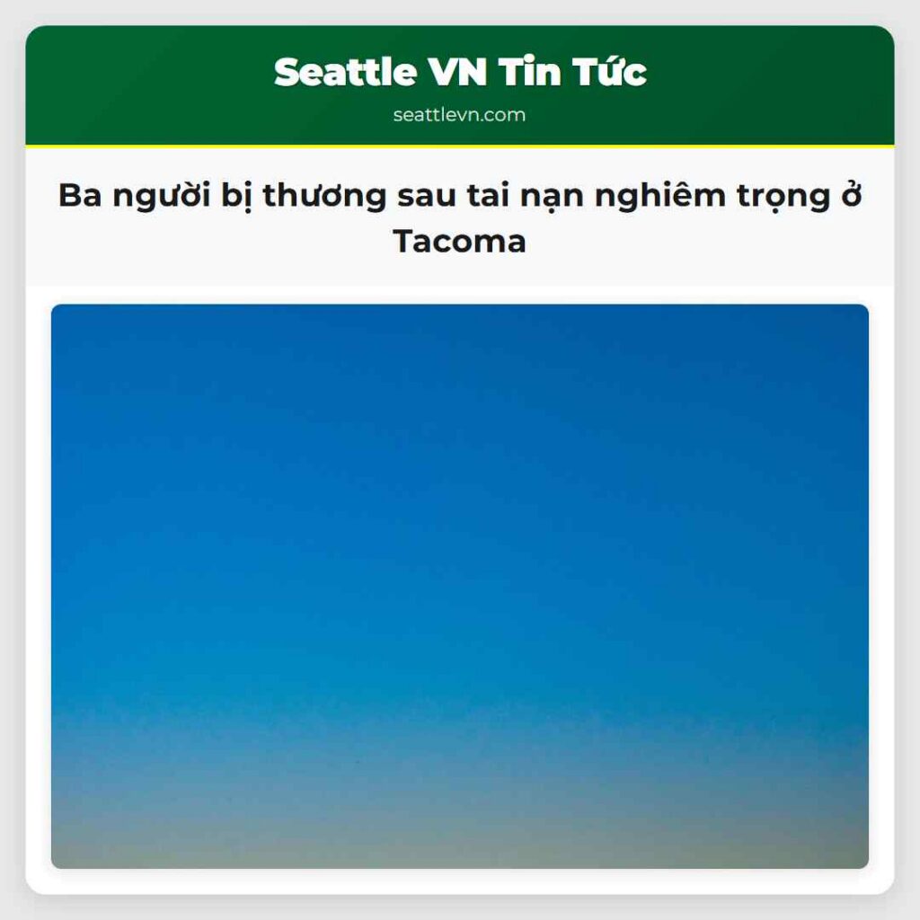 Ba người bị thương sau tai nạn nghiêm trọng ở