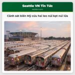 Cảnh sát biển Mỹ cứu hai leo núi kẹt núi lửa