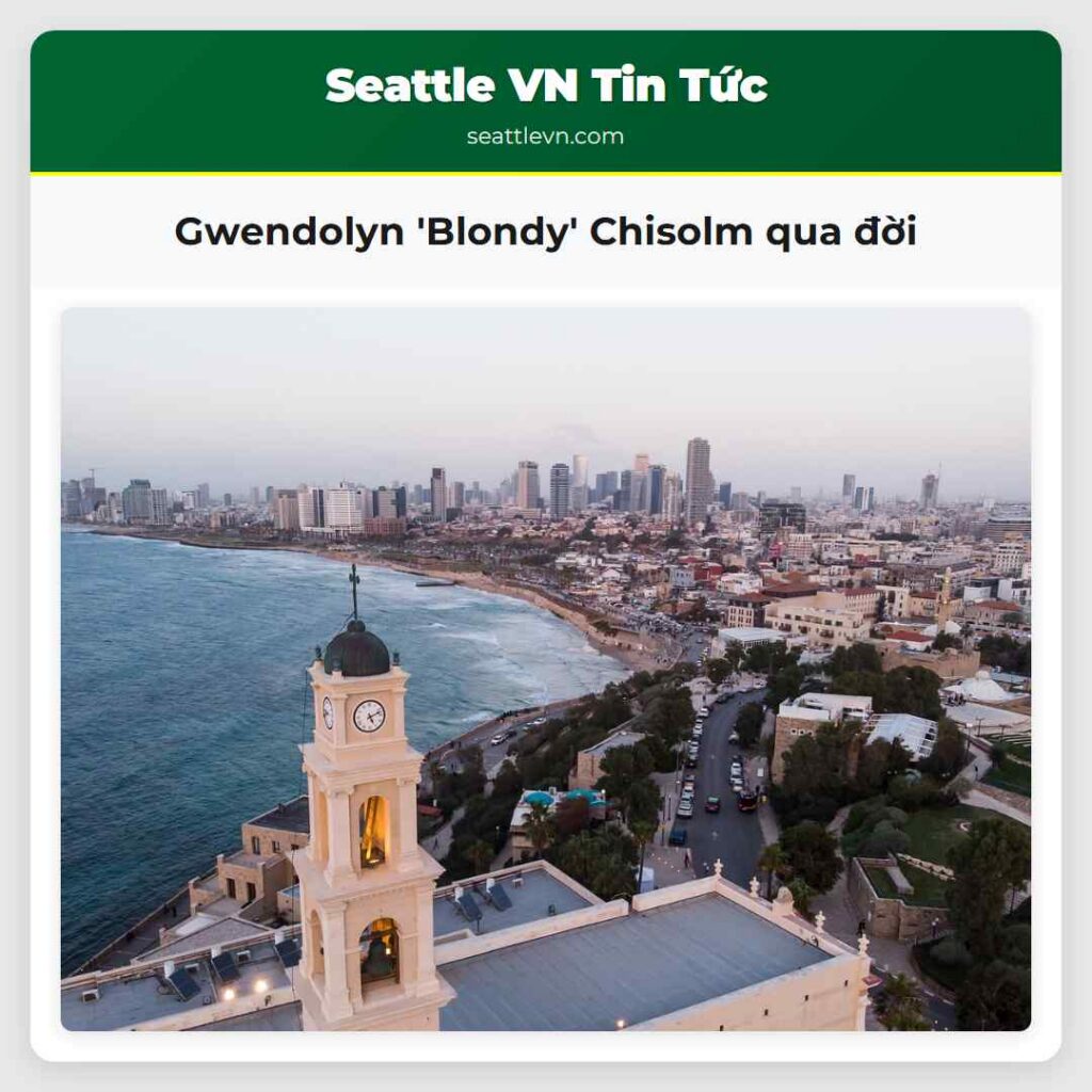 Gwendolyn 'Blondy' Chisolm qua đời