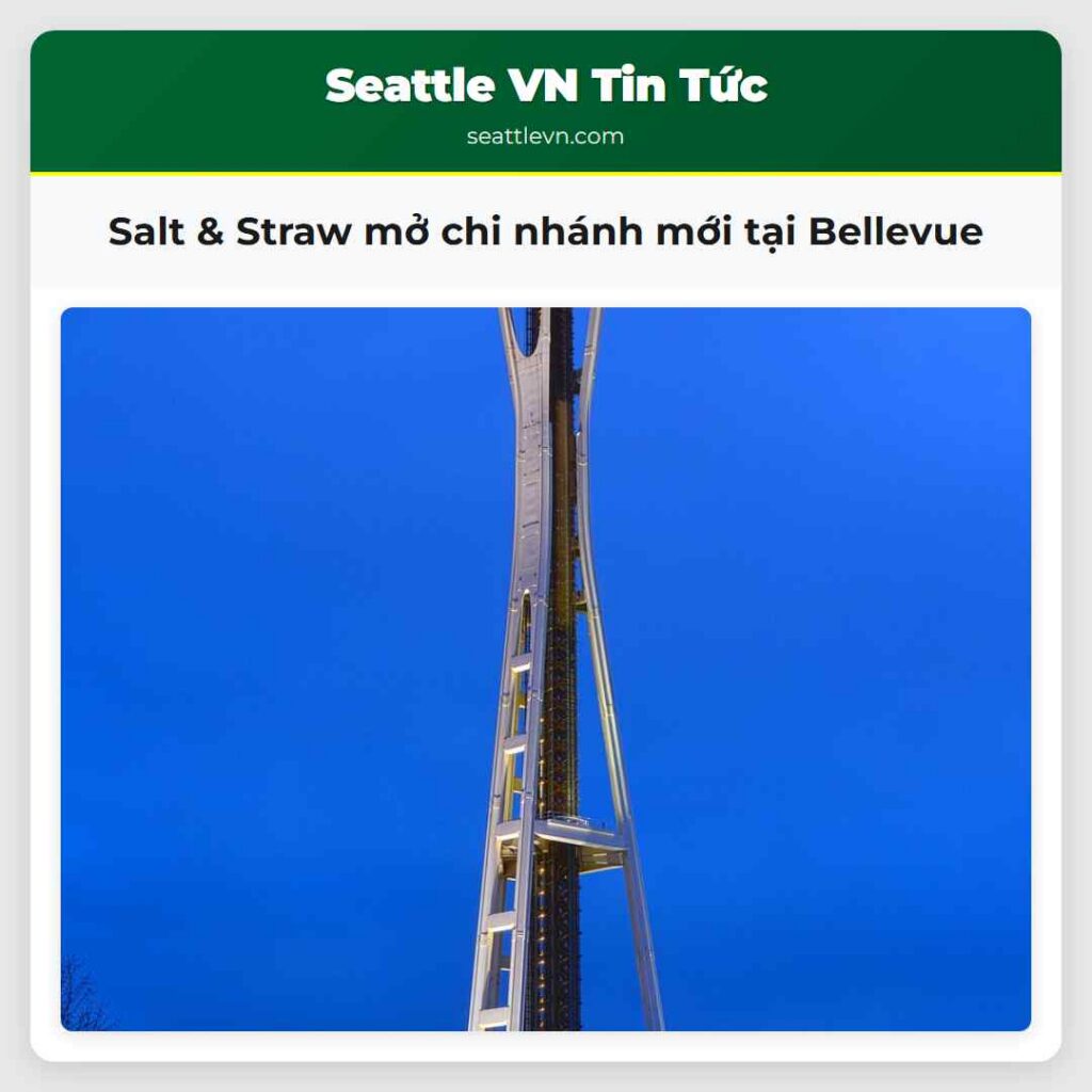 Salt & Straw mở chi nhánh mới tại Bellevue