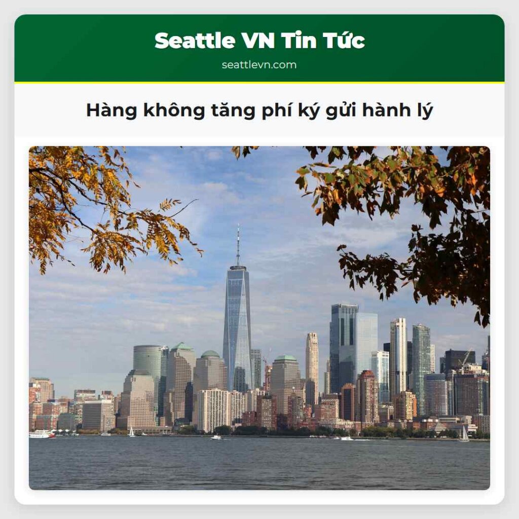 Hàng không tăng phí ký gửi hành lý