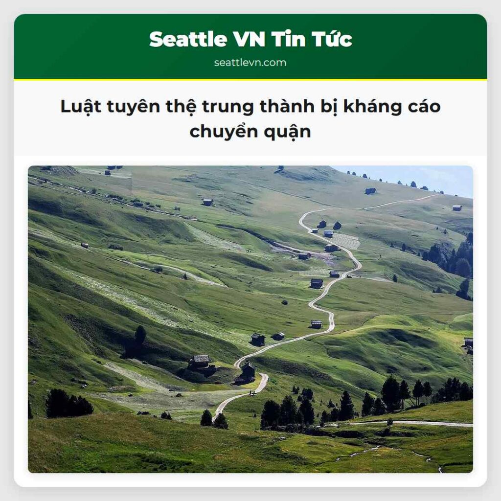 Luật tuyên thệ trung thành bị kháng cáo chuyển