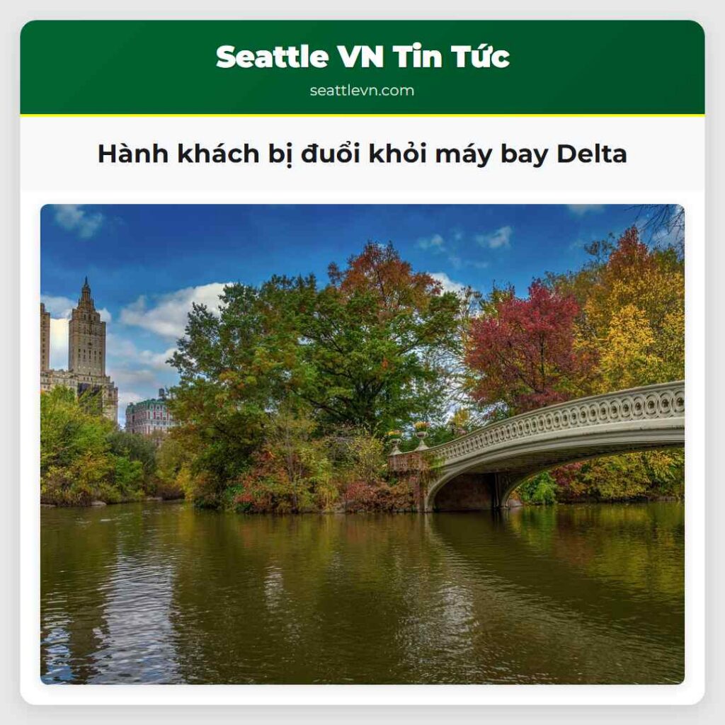 Hành khách bị đuổi khỏi máy bay Delta