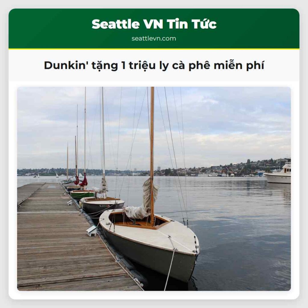 Dunkin' tặng 1 triệu ly cà phê miễn phí