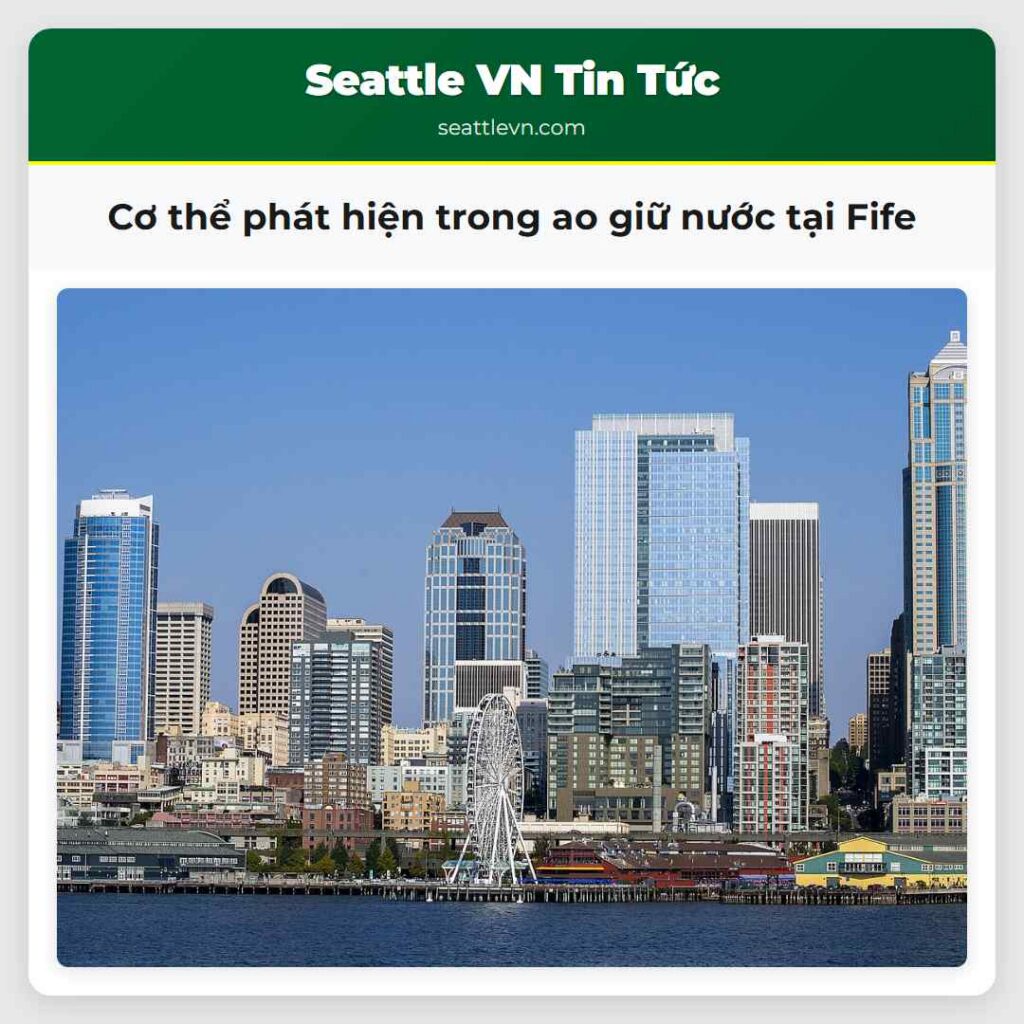 Cơ thể phát hiện trong ao giữ nước tại Fife