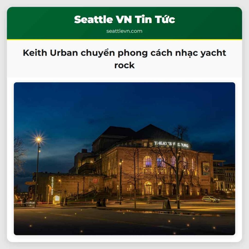 Keith Urban chuyển phong cách nhạc yacht rock