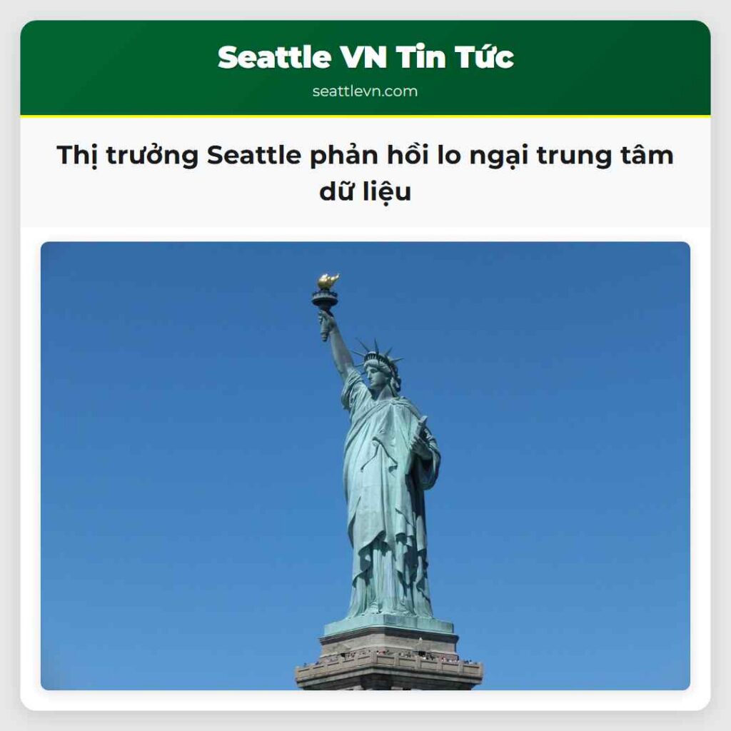 Thị trưởng Seattle phản hồi lo ngại trung tâm dữ