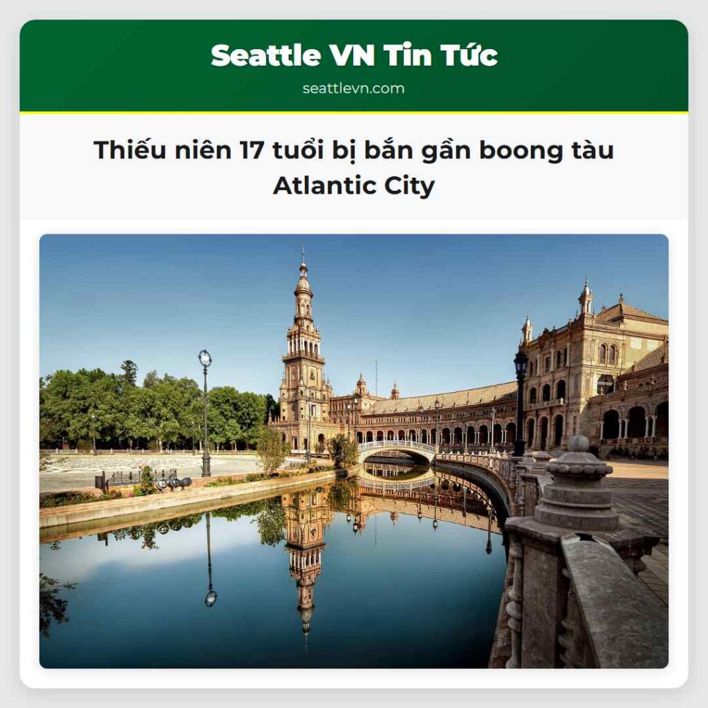 Thiếu niên 17 tuổi bị bắn gần boong tàu Atlantic