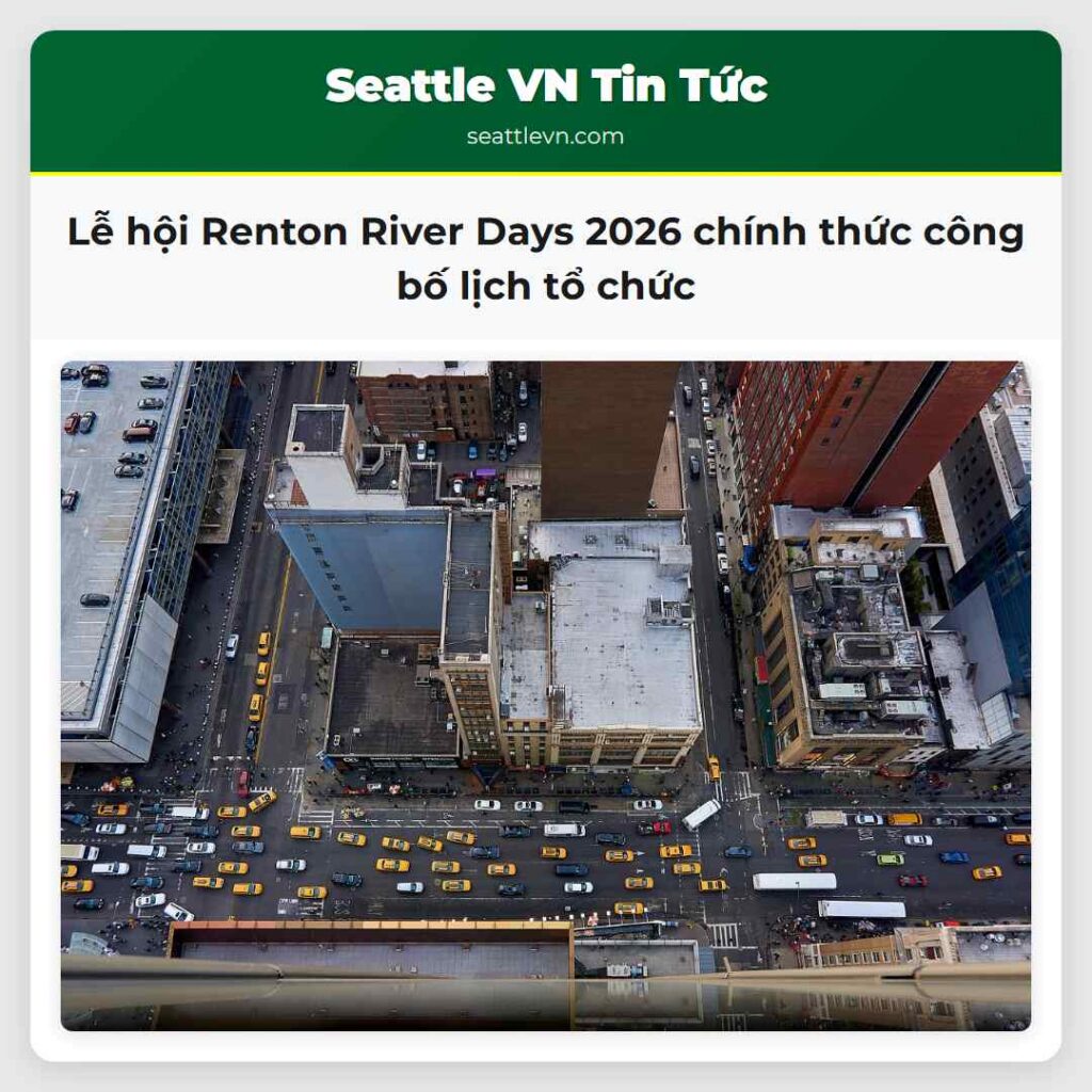 Lễ hội Renton River Days 2026 chính thức công bố