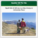 Người dân di dời sau vụ cháy chung cư University Place