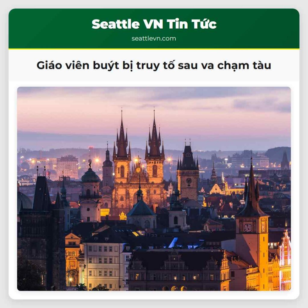 Giáo viên buýt bị truy tố sau va chạm tàu