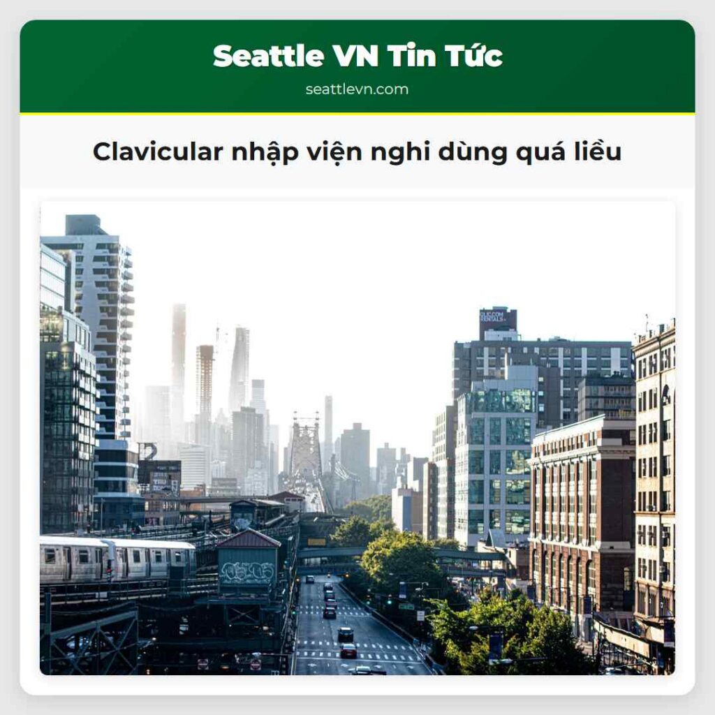 Clavicular nhập viện nghi dùng quá liều