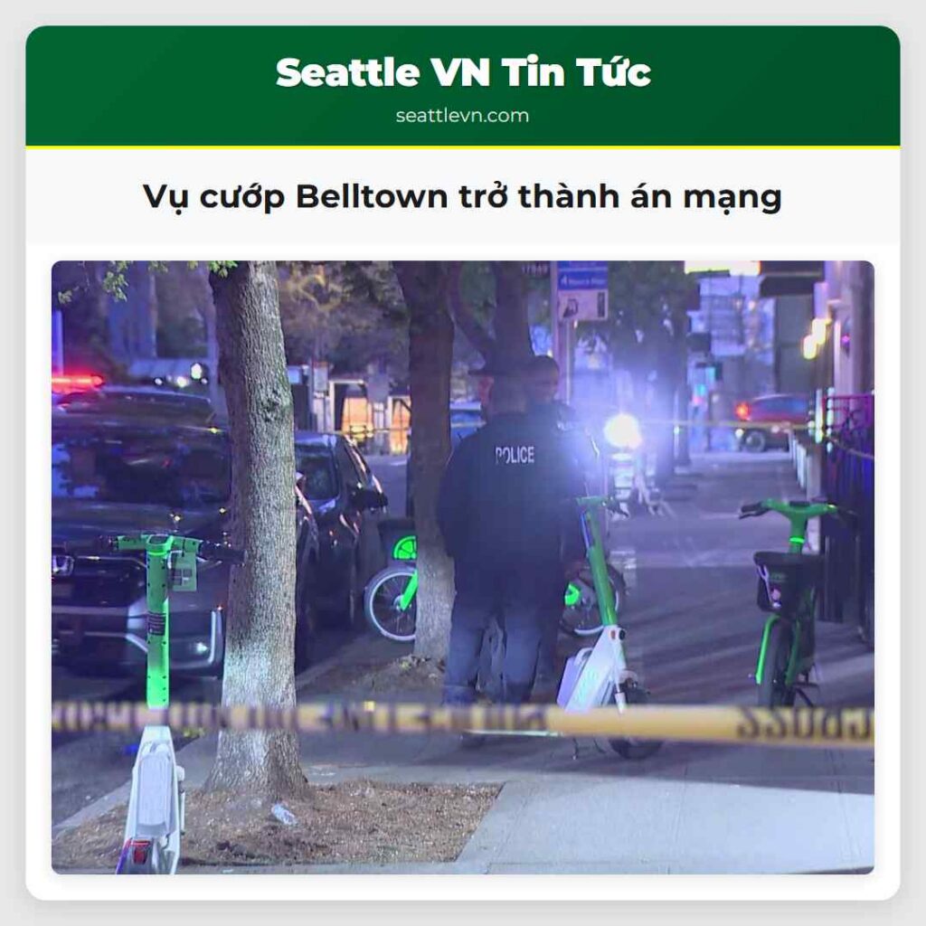 Vụ cướp Belltown trở thành án mạng