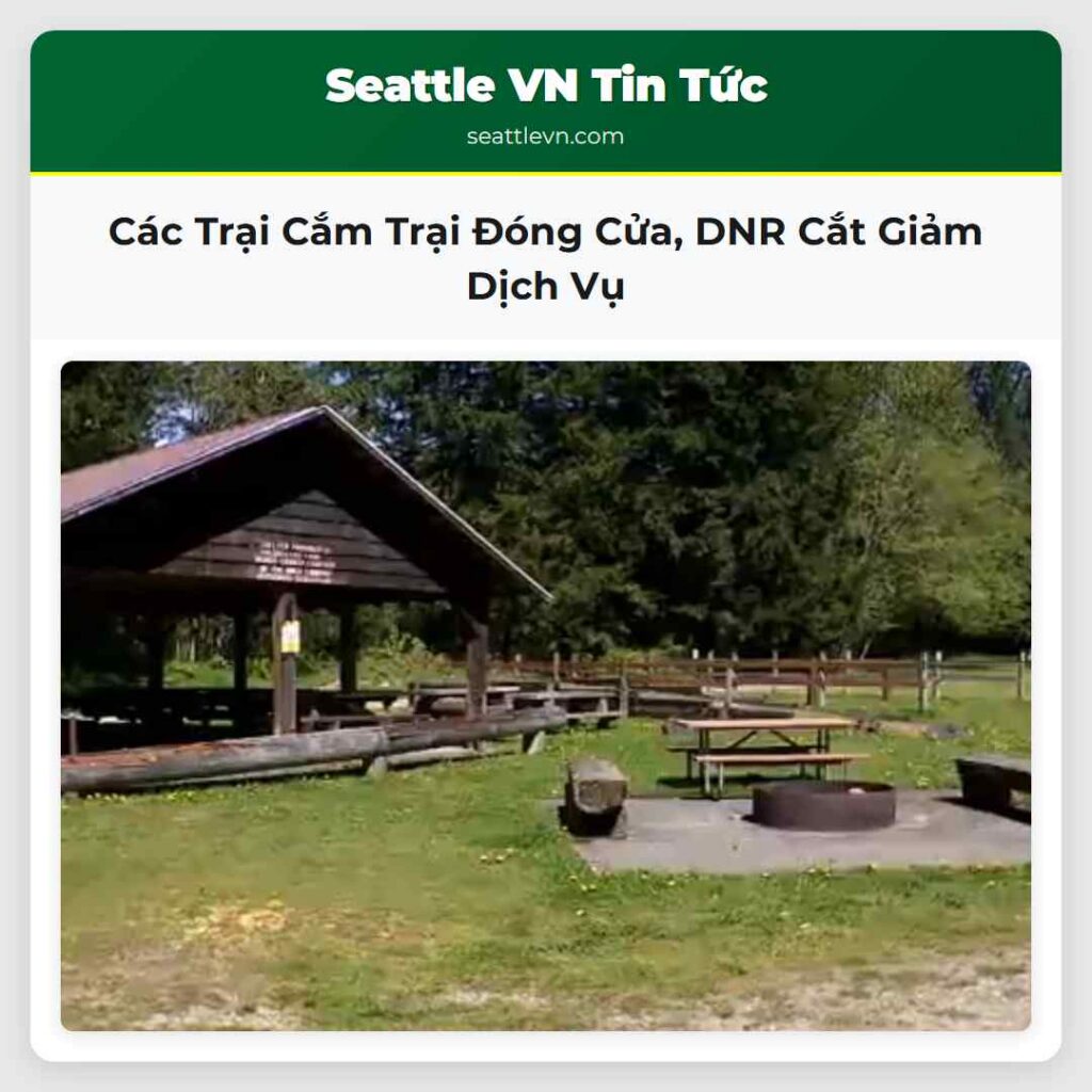 Các Trại Cắm Trại Đóng Cửa, DNR Cắt Giảm Dịch Vụ