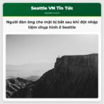 Người đàn ông che mặt bị bắt sau khi đột nhập tiệm chụp hình ở Seattle