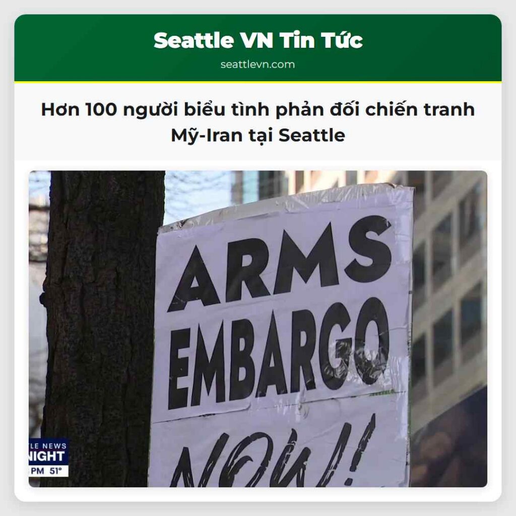 Hơn 100 người biểu tình phản đối chiến tranh