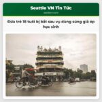 Đứa trẻ 18 tuổi bị bắt sau vụ dùng súng giả ép học sinh