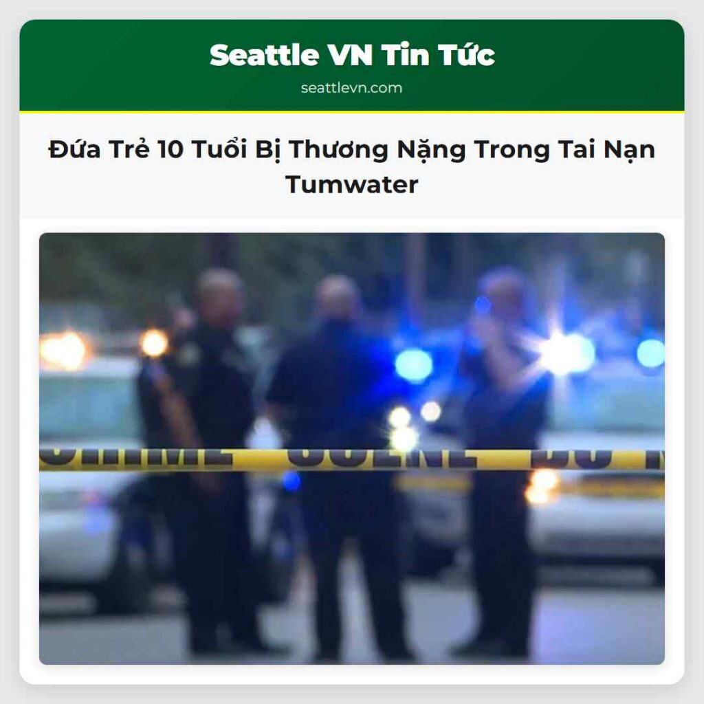 Đứa Trẻ 10 Tuổi Bị Thương Nặng Trong Tai Nạn