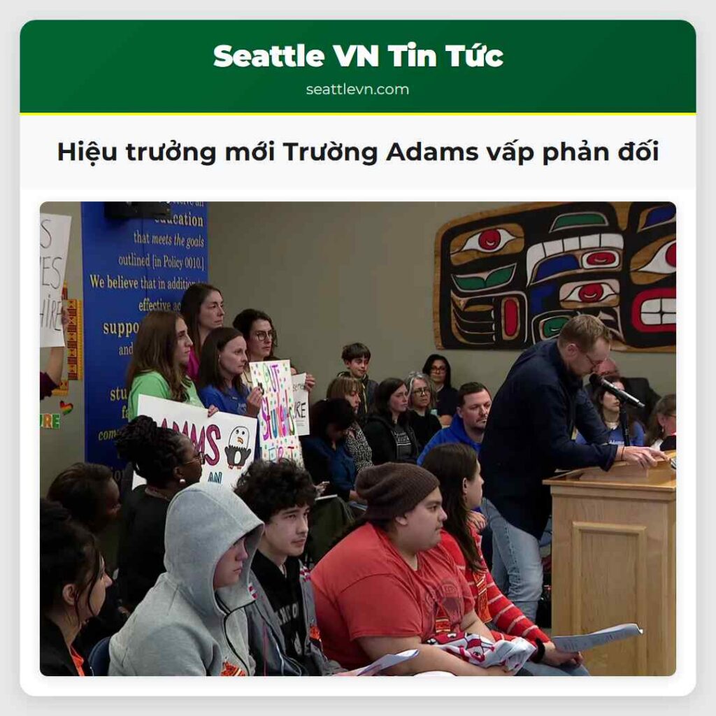 Hiệu trưởng mới Trường Adams vấp phản đối