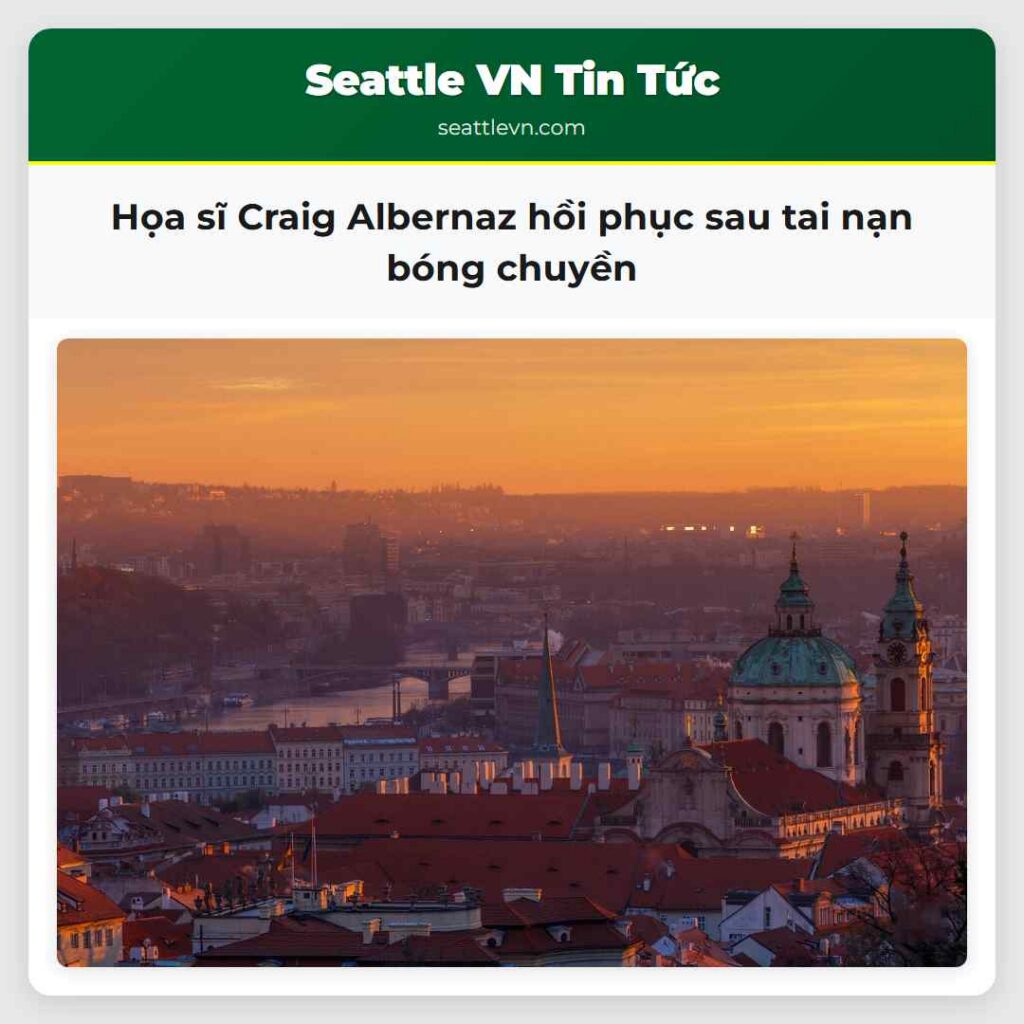 Họa sĩ Craig Albernaz hồi phục sau tai nạn bóng