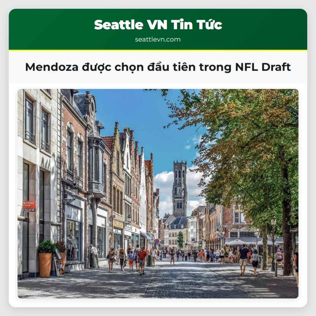 Mendoza được chọn đầu tiên trong NFL Draft