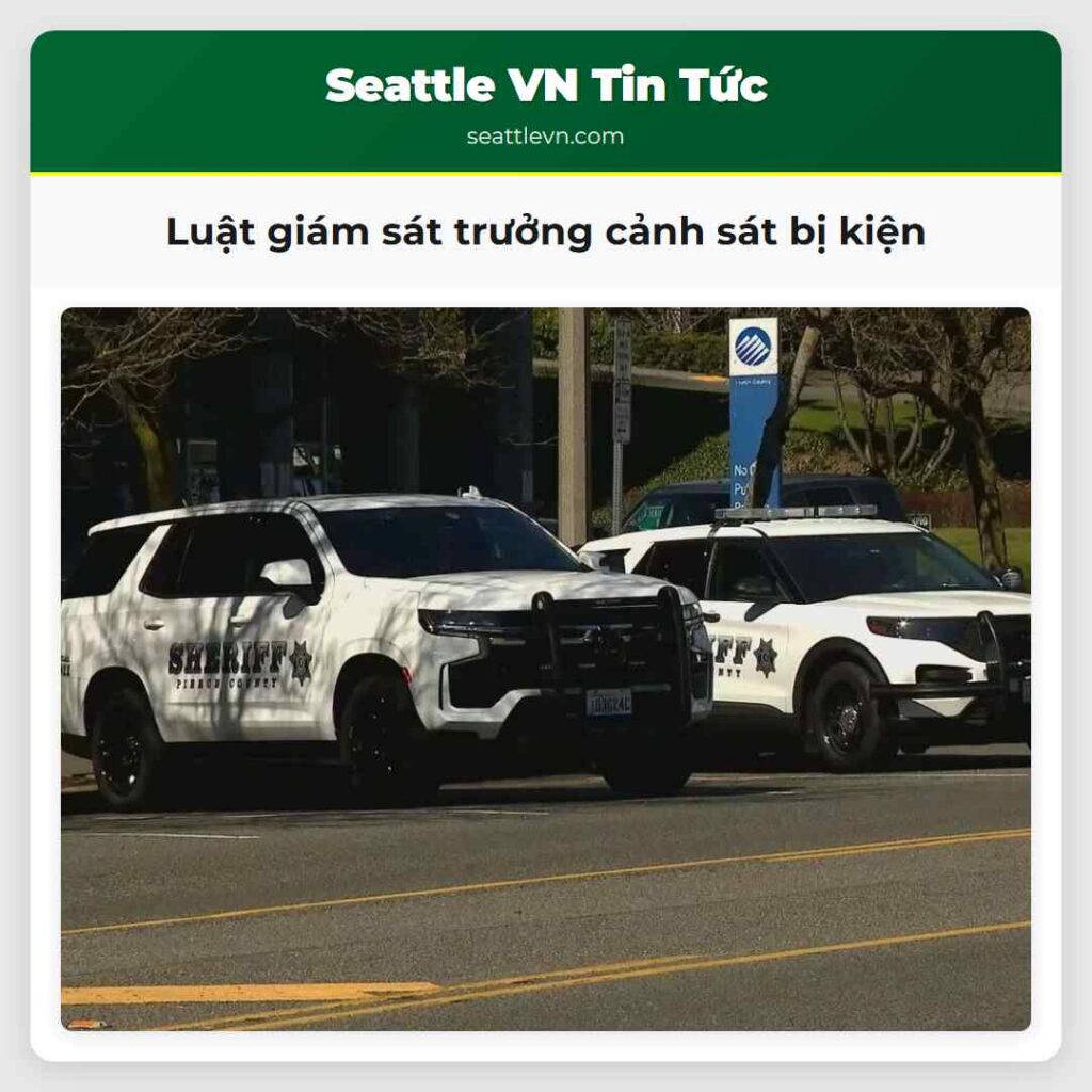 Luật giám sát trưởng cảnh sát bị kiện