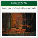Seattle công bố kế hoạch mở làn xe buýt tuyến 8