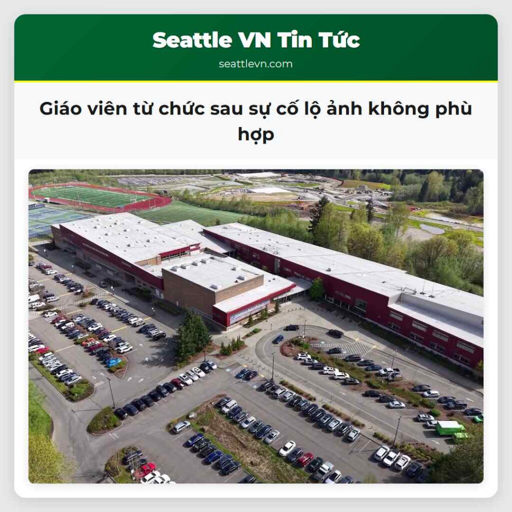 Giáo viên từ chức sau sự cố lộ ảnh không phù hợp