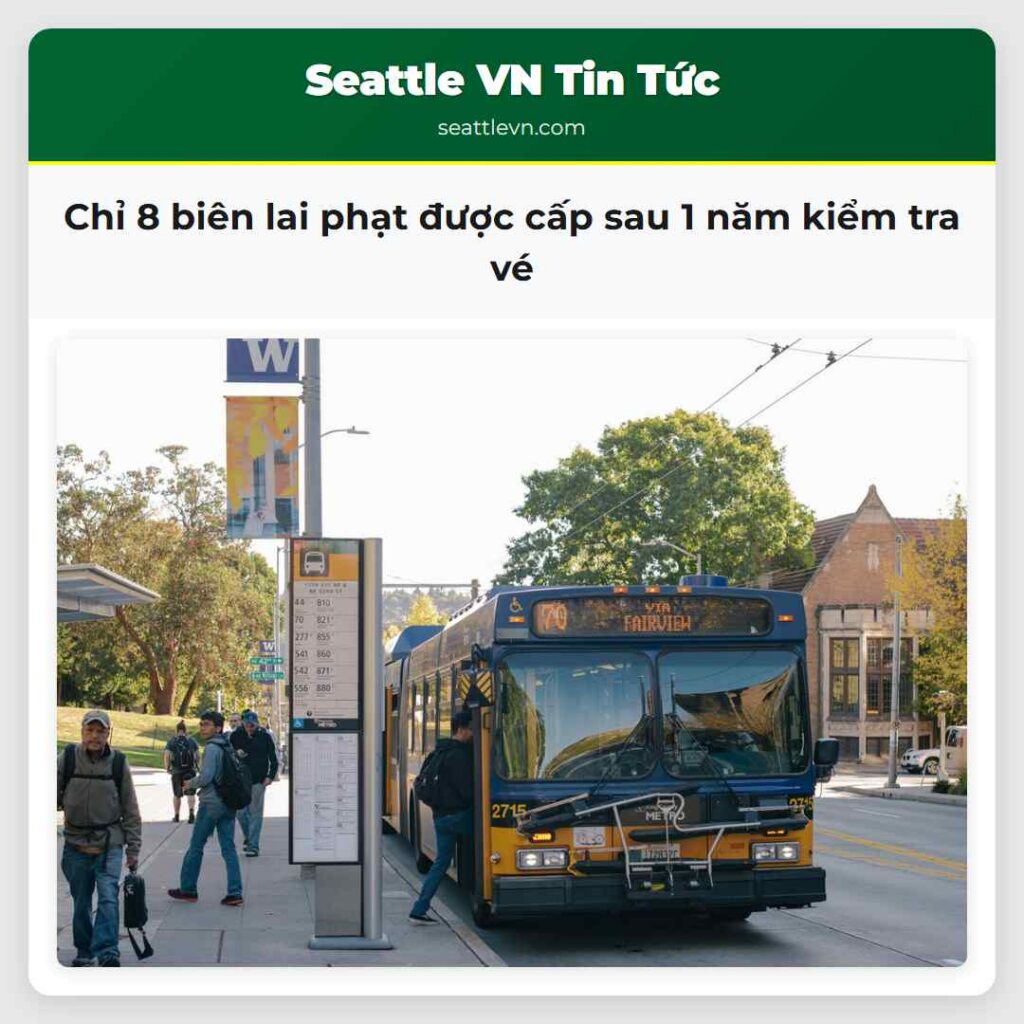 Chỉ 8 biên lai phạt được cấp sau 1 năm kiểm tra vé