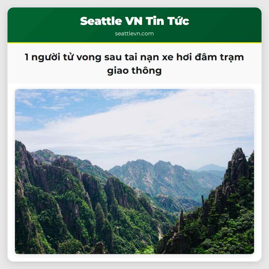 1 người tử vong sau tai nạn xe hơi đâm trạm giao