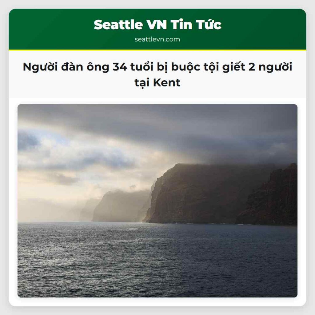 Người đàn ông 34 tuổi bị buộc tội giết 2 người