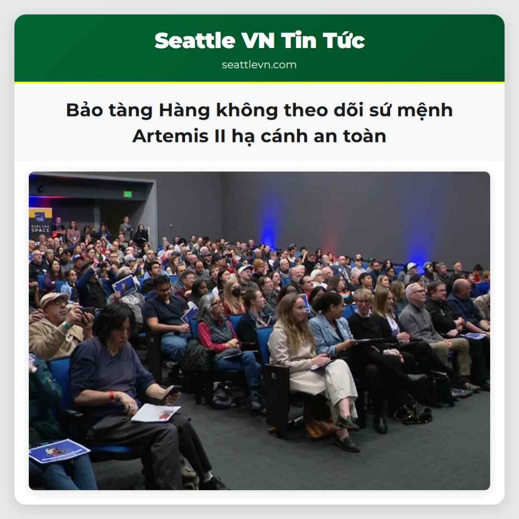 Bảo tàng Hàng không theo dõi sứ mệnh Artemis II
