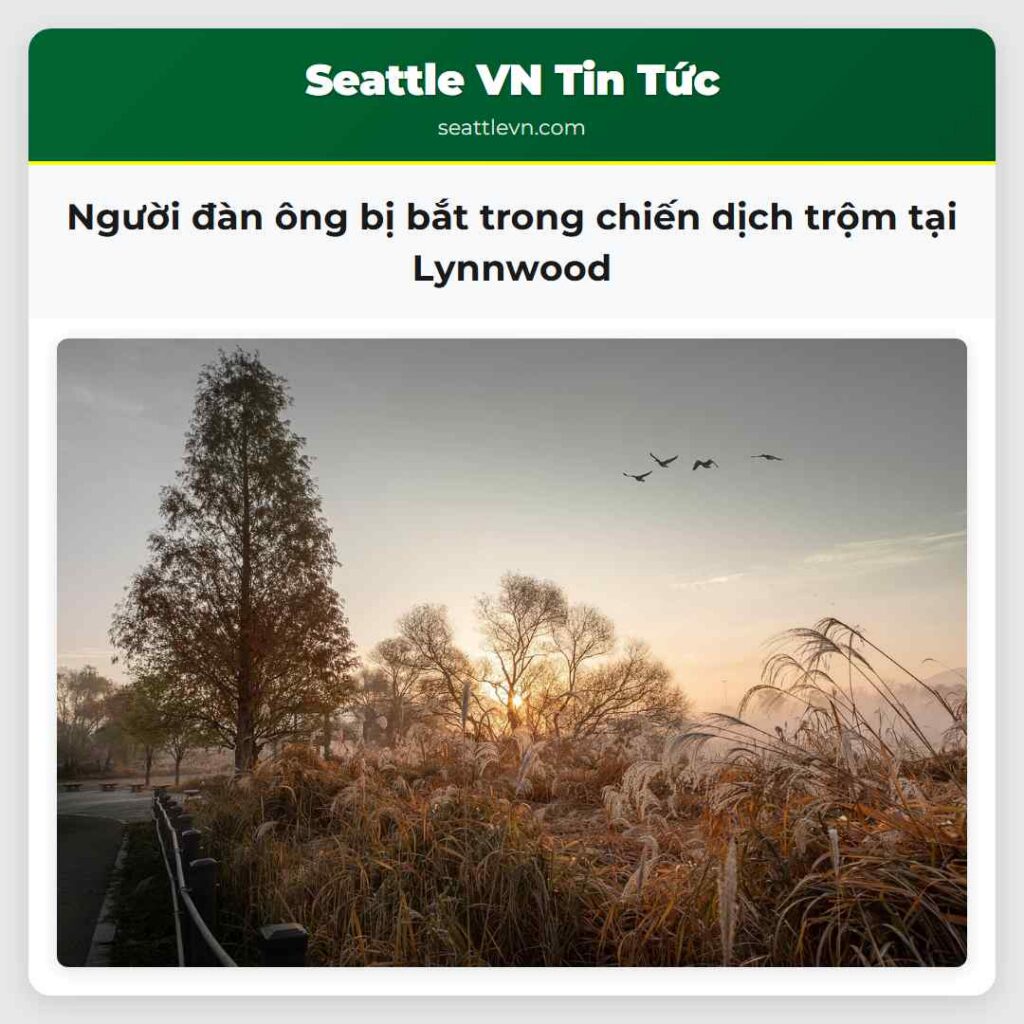 Người đàn ông bị bắt trong chiến dịch trộm tại