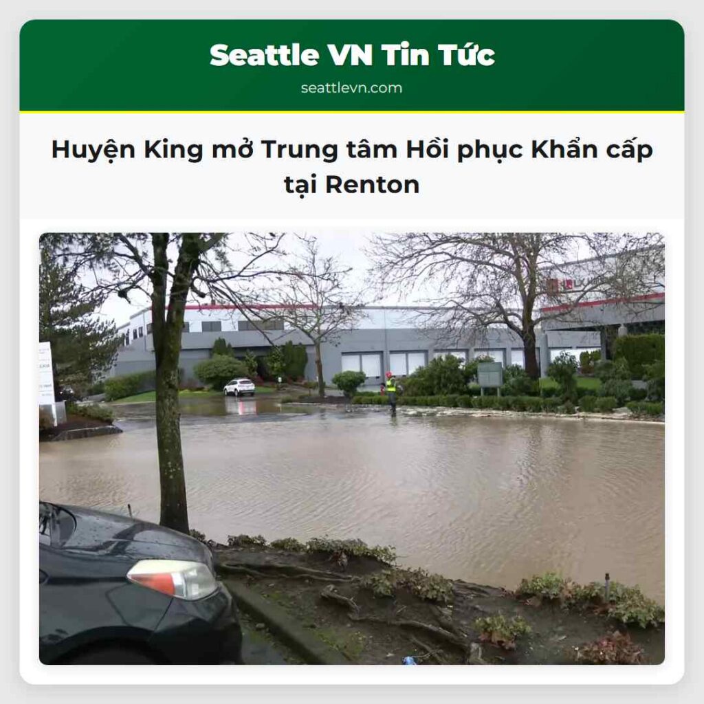 Huyện King mở Trung tâm Hồi phục Khẩn cấp tại