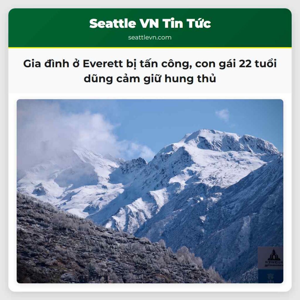 Gia đình ở Everett bị tấn công, con gái 22 tuổi