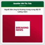 Người đàn ông bị thương trong xung đột lễ tưởng niệm