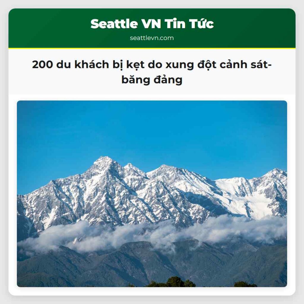 200 du khách bị kẹt do xung đột cảnh sát-băng đảng