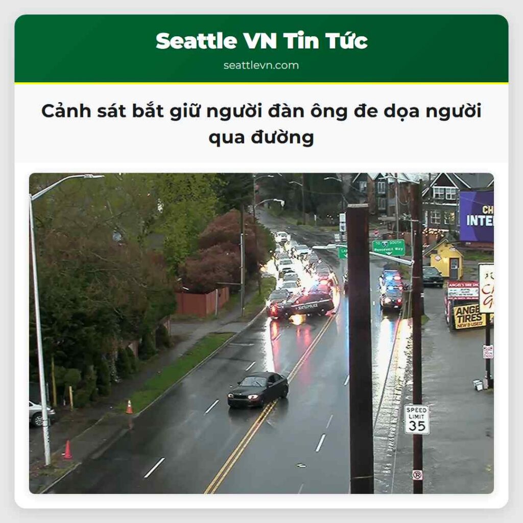 Cảnh sát bắt giữ người đàn ông đe dọa người qua