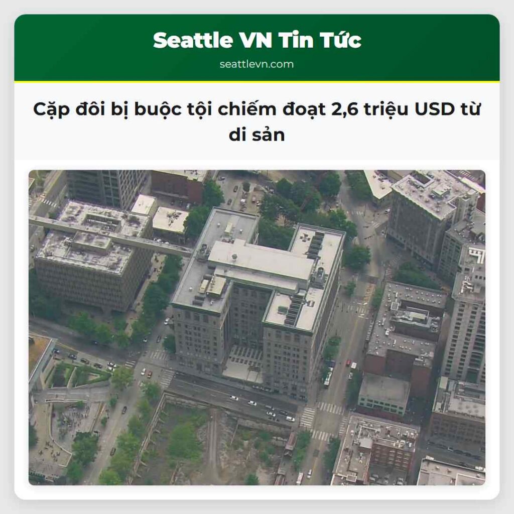 Cặp đôi bị buộc tội chiếm đoạt 2,6 triệu USD từ